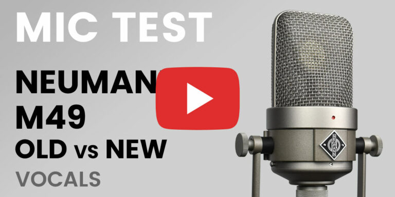 Neumann M 49 V microphone test